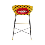 Sh*t Padded High Bar Stool | Seletti Wears Toiletpaper | Yellow