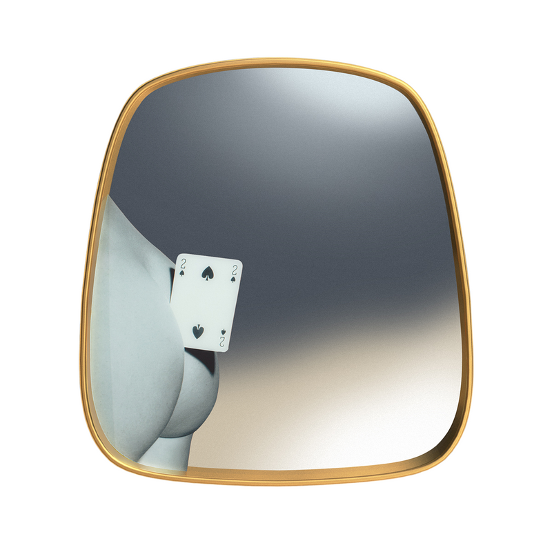 Two of Spades Mirror | Toiletpaper | Gold