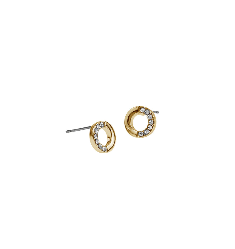 Colline Ring Earrings | Gold Plated