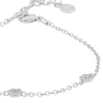 Copenhagen Small Chain Bracelet | Silver Plated with Cubic Zirconia