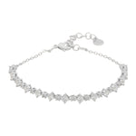 Copenhagen Small Stone Bracelet | Silver Plated with Cubic Zirconia