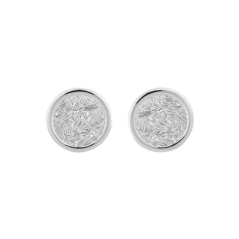 Day Coin Earrings | Silver