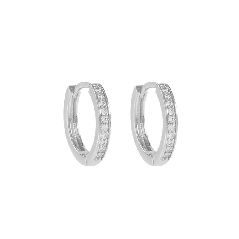 Elaine Ring Earrings | Silver Plated