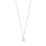 Essence Cubic Zirconia Pendant Necklace | Silver Plated