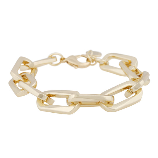 Jen Hammered Bracelet | Gold Plated