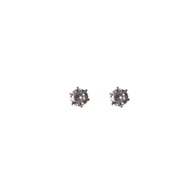 Lady Stud Earrings | Silver Plated