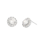 Lex Stone Earrings | Silver Plated