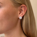 Lex Stone Earrings | Silver Plated