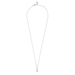 Lucy Pearl Drop Pendant Necklace | Silver Plated | 45cm