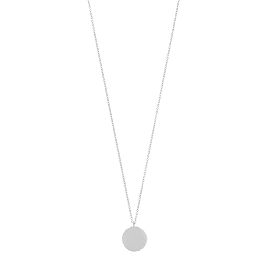 Oz Coin Pendant Necklace | Silver Plated