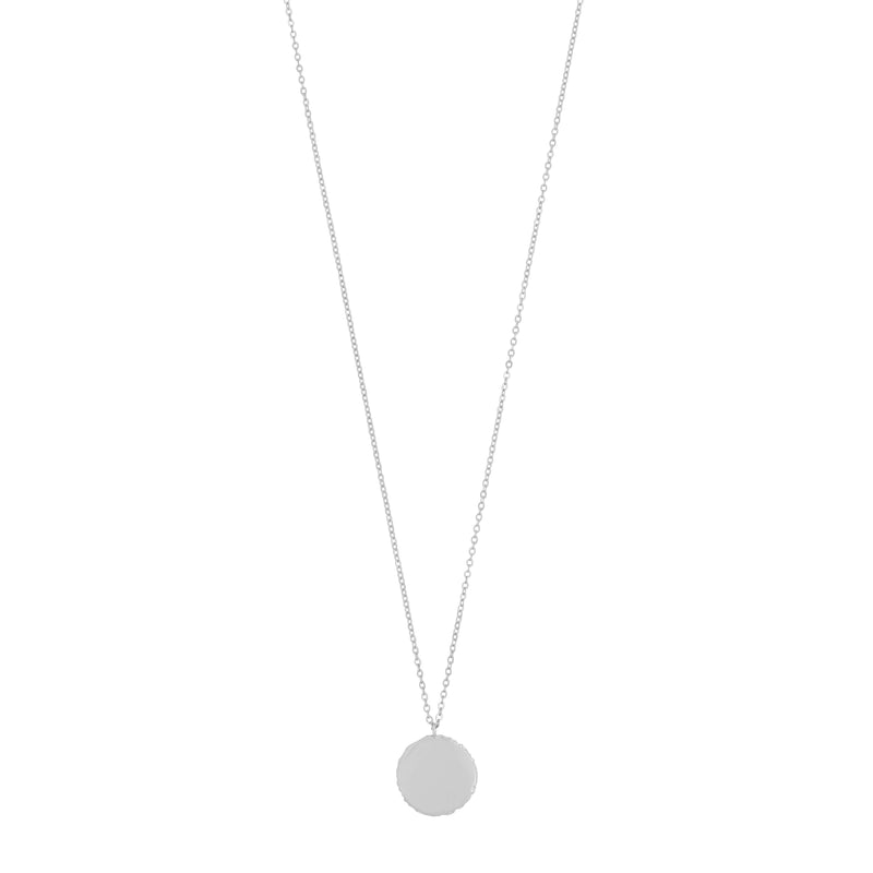 Oz Coin Pendant Necklace | Silver Plated