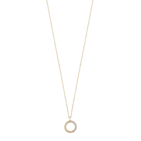 Portal Ring Pendant Necklace | Gold Plated
