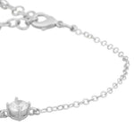Saga Chain Bracelet | Silver Plated with Cubic Zirconia
