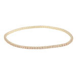 Wiz Elastic Bracelet | Gold Plated with Cubic Zirconia