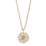 Wiz Pendant Necklace | Gold Plated with Cubic Zirconia