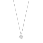 Wiz Pendant Necklace | Silver Plated with Cubic Zirconia