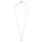 Wiz Pendant Necklace | Silver Plated with Cubic Zirconia