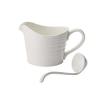 Sauce Jug & Mini Ladle | White | 1 Pint