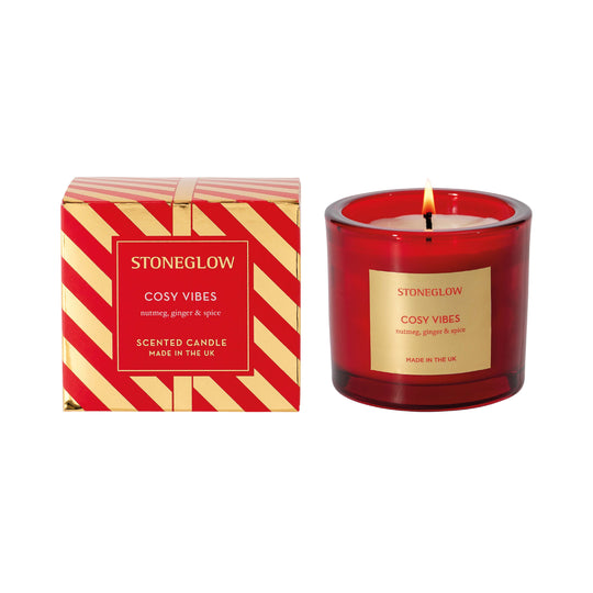 Cosy Vibes Scented Candle | Nutmeg, Ginger & Spice