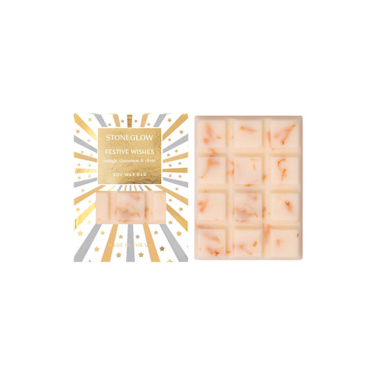 Festive Wishes Botanical Wax Melt Bar | Orange, Cinnamon & Clove