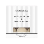 Modern Classics Scented Tealight Candles | Pomegranate & Spiced Woods | Set of 9