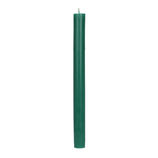 Festive Taper Candle | Green | 28cm