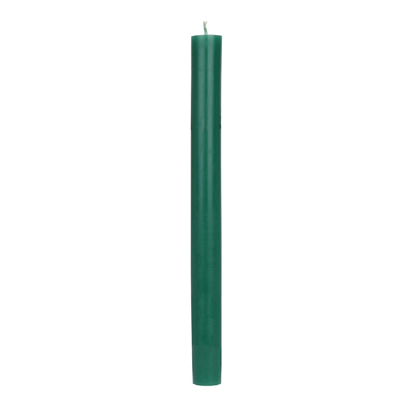 Festive Taper Candle | Green | 28cm