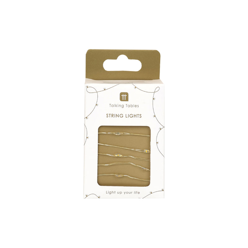 LED String Lights | Gold | 3m