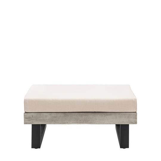 Outdoor Taranto Stool | Black & Grey