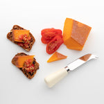 Ceramic Cheese Knife Set with Magnetic Acacia Block | 4 Piece