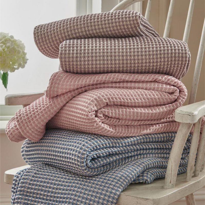 Astral Waffle Throw | Blue