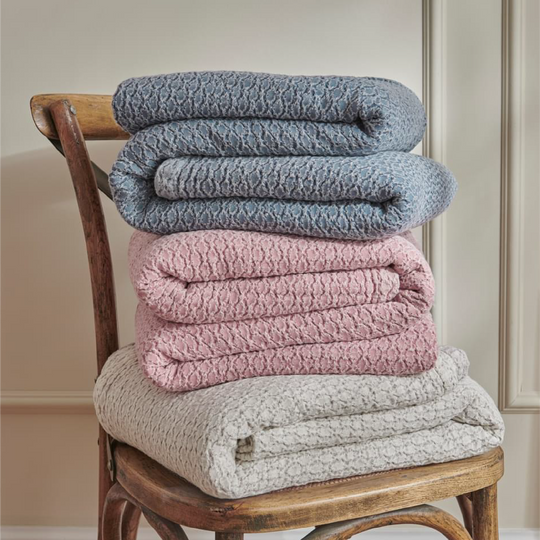 Lunar Fade Out Throw | Blue