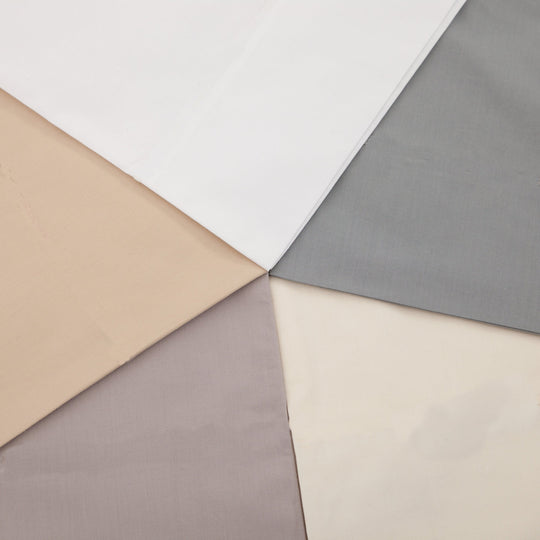 Savile Plain 220 Bed Linen | White