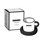 'Cheers' Mug & Saucer Set