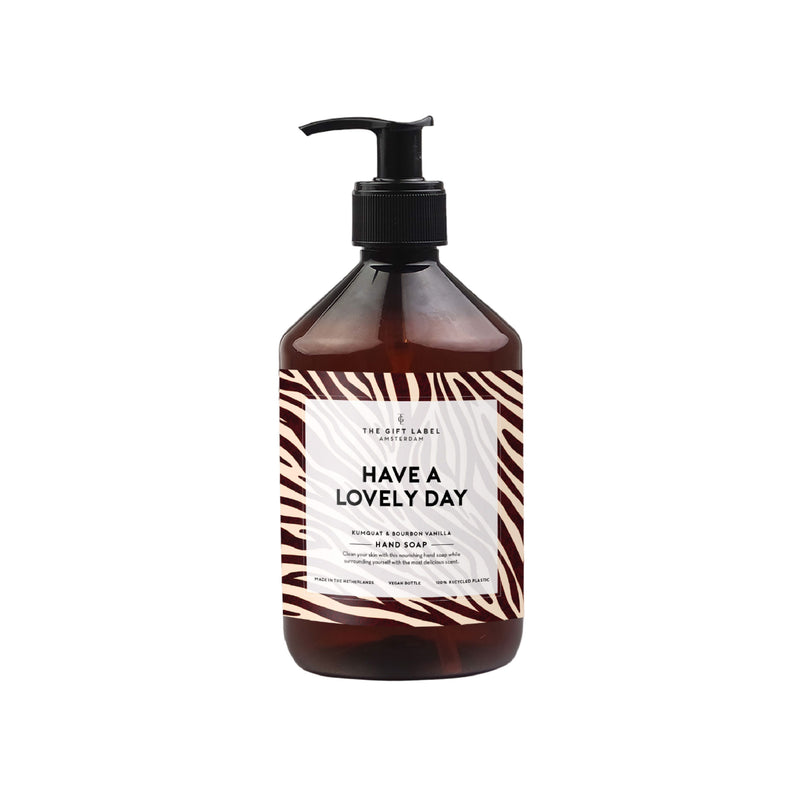 'Have A Lovely Day' Hand Soap | Kumquat & Bourbon Vanilla | 500ml