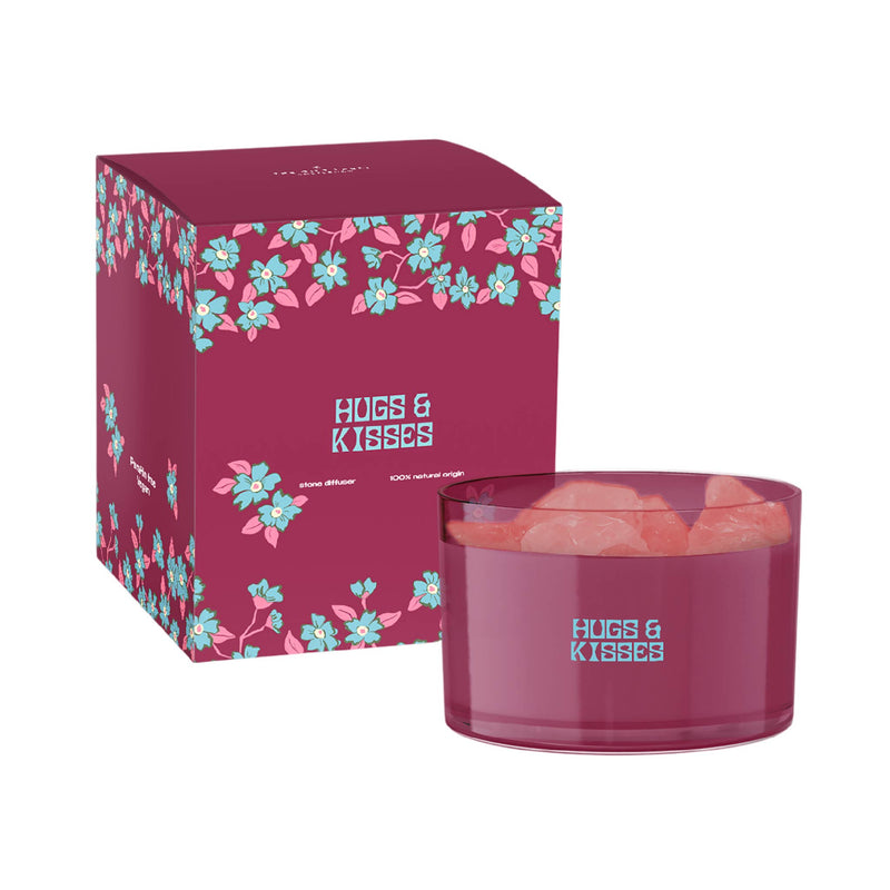 'Hugs & Kisses' Stone Diffuser | Fleur ‘d Oranger