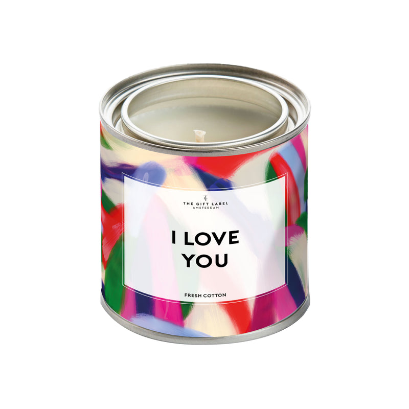 'I Love You' Candle Tin | Jasmine & Vanilla | 310g