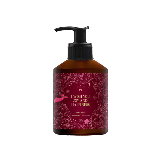 'I Wish You Joy And Happiness' Festive Hand Wash | Warm Amber & Tiare Flower | 400ml
