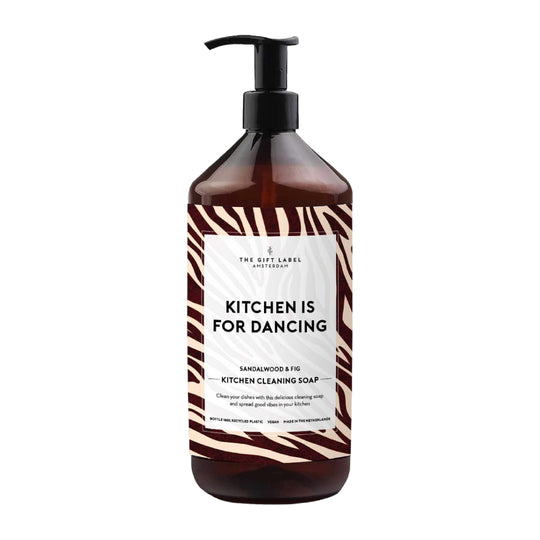 'Kitchen Is For Dancing' Kitchen Soap | Sandalwood & Fig | 1000ml