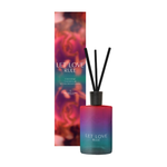 'Let Love Rule' Glass Reed Diffuser | Purple Orris & Dark Patchouli | 200ml