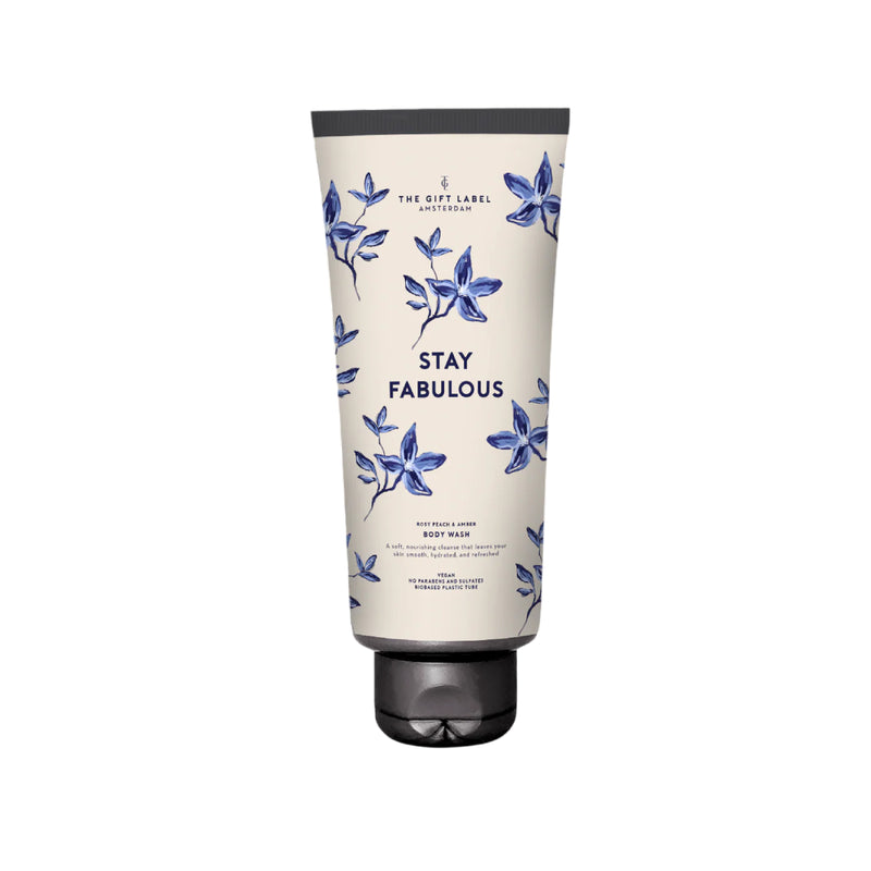 'Stay Fabulous' Body Lotion Tube | Rosy Peach & Amber | 200ml