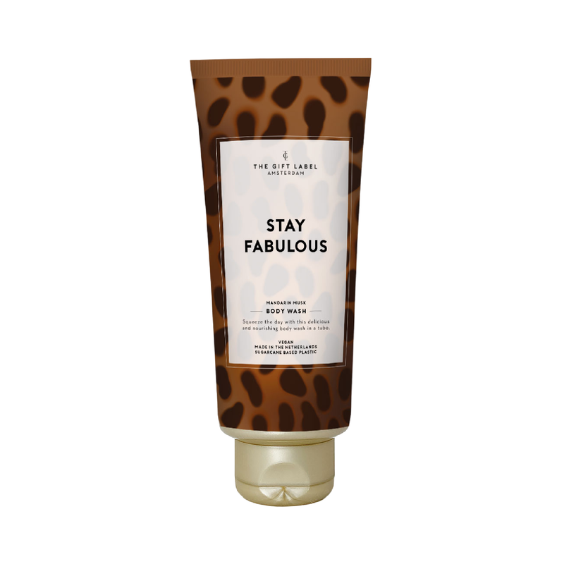 'Stay Fabulous' Body Wash Tube | Mandarin Musk | 200ml