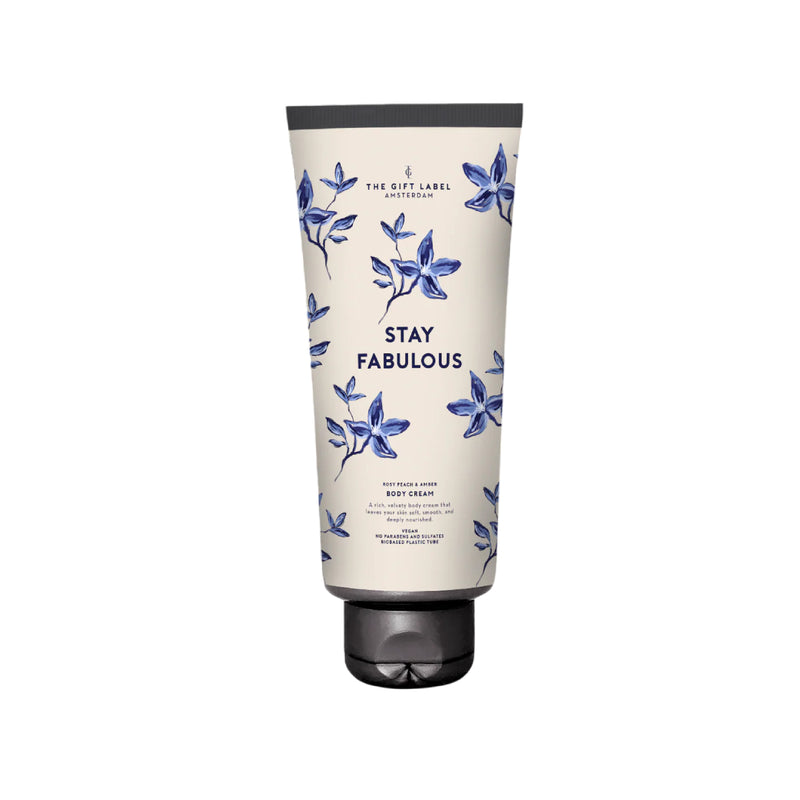 'Stay Fabulous' Body Wash Tube | Rosy Peach & Amber | 200ml