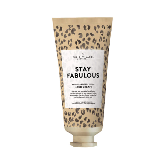 'Stay Fabulous' Hand Cream Tube | Kumquat & Bourbon Vanilla | 40ml