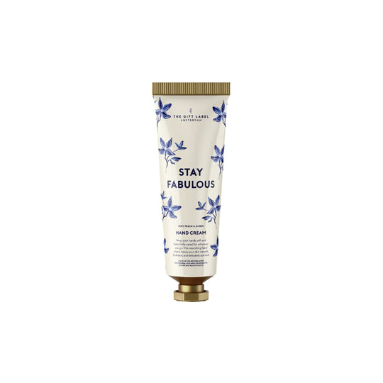'Stay Fabulous' Hand Cream Tube | Rosy Peach & Amber | 40ml