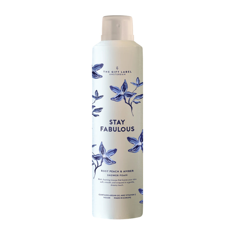 'Stay Fabulous' Shower Foam | Rosy Peach & Amber | 200ml