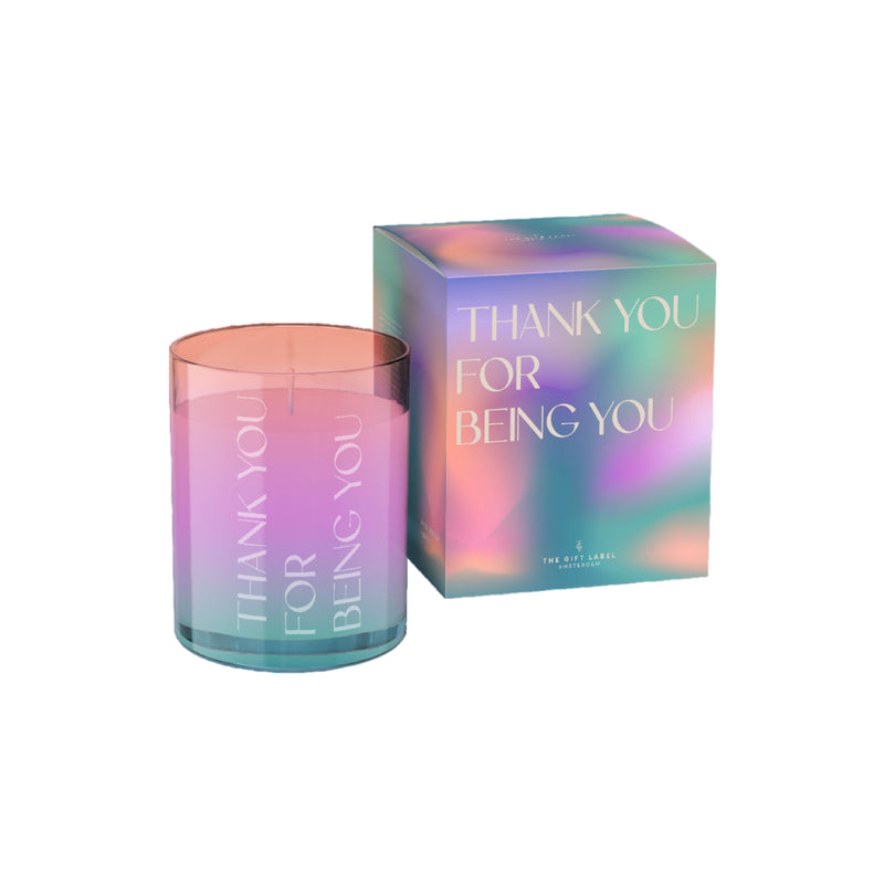 'Thank You For Being You' Glass Candle | 125g