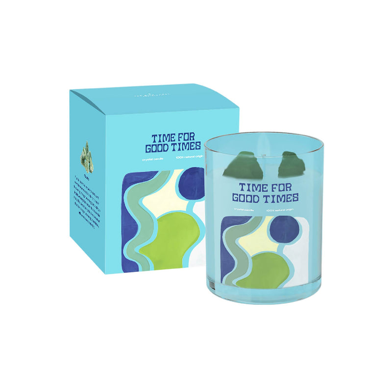 'Time For Good Times' Crystal Candle | Fleur ‘d Oranger | 175g