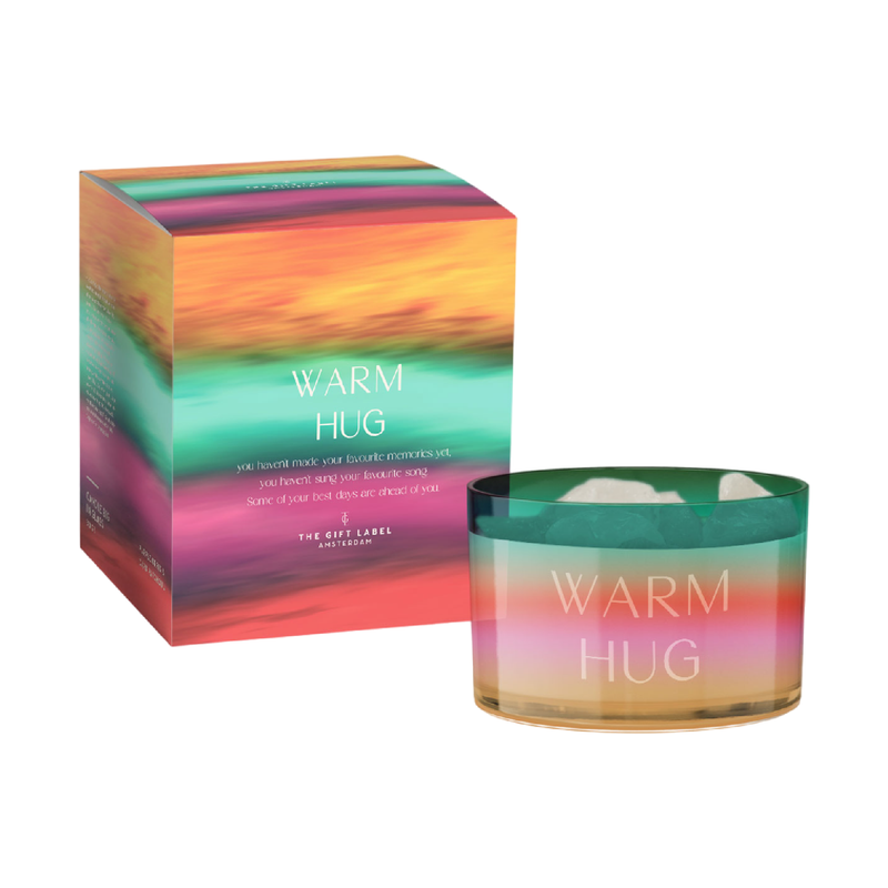 'Warm Hug' Glass Stone Diffuser | Purple Orris & Dark Patchouli