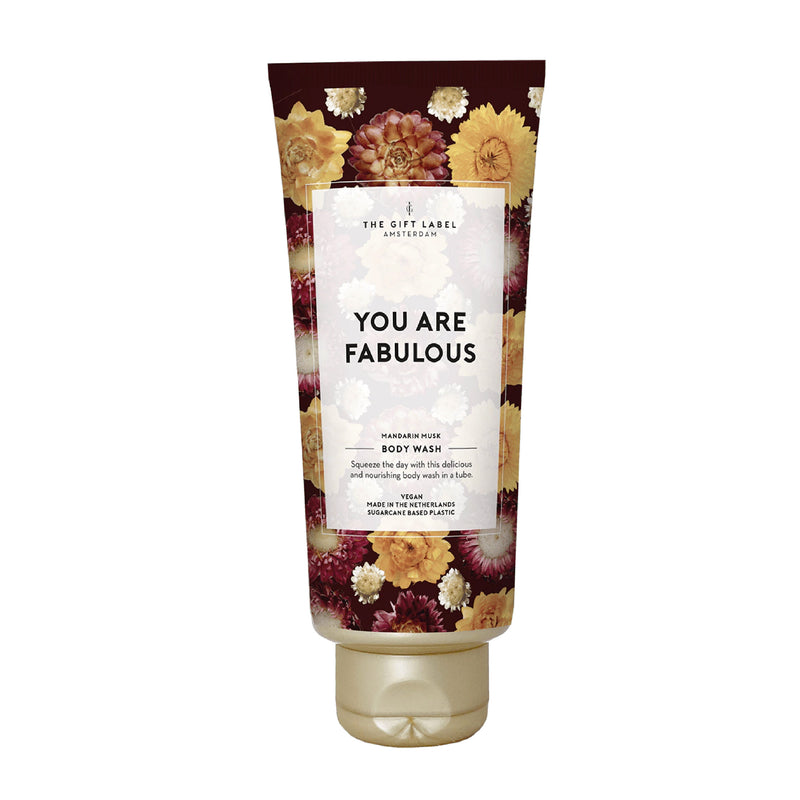 'You Are Fabulous' Body Wash Tube | Mandarin Musk | 200ml